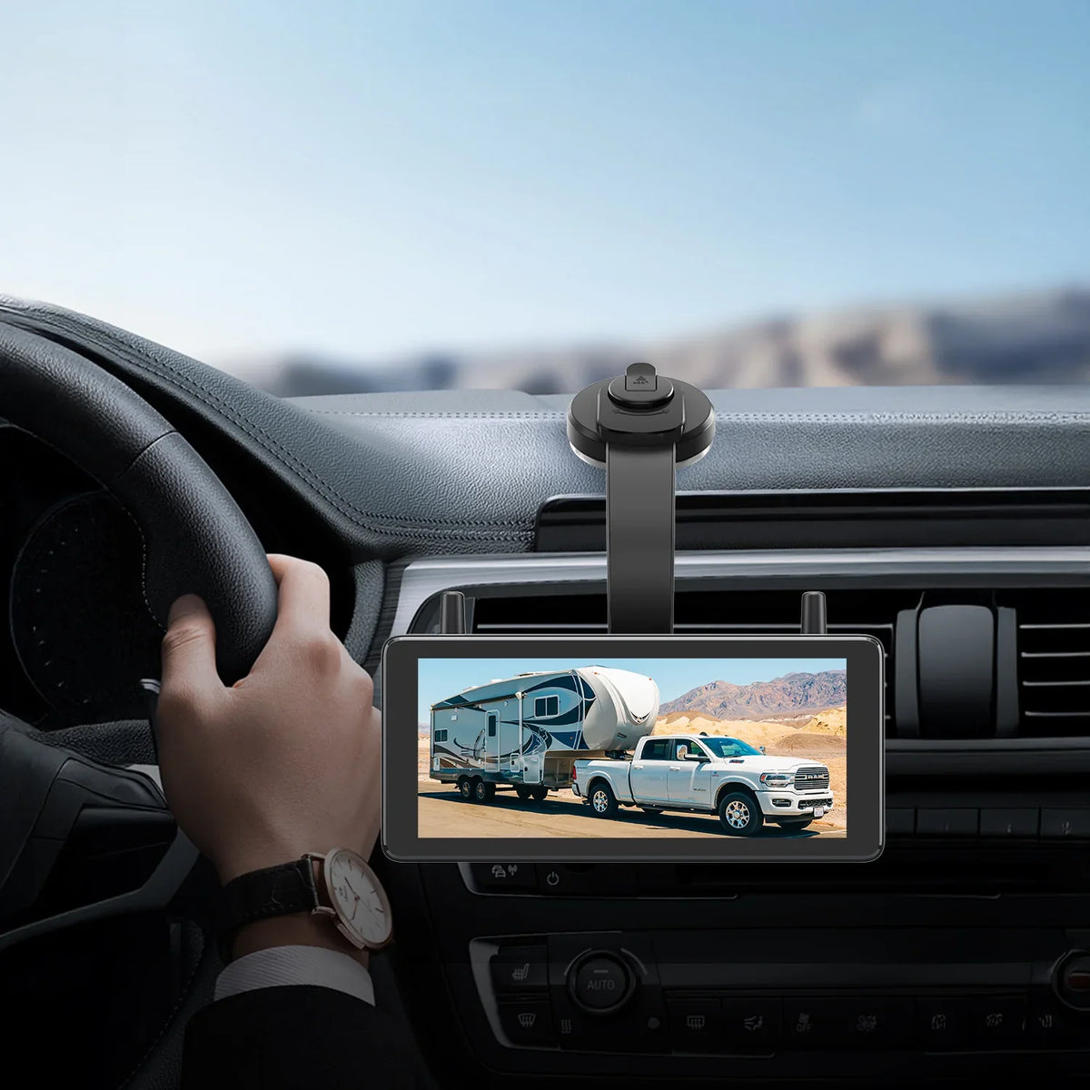 AutoVox X8 Sugkoppsfäste - Backkameratillbehör Backkamera