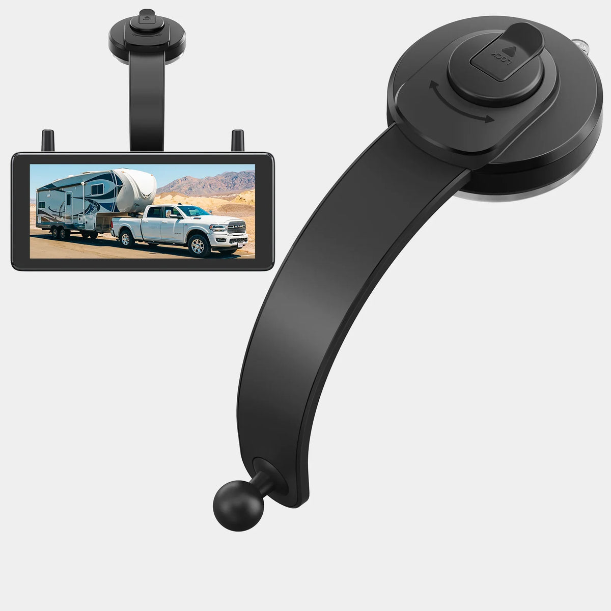 AutoVox X8 Sugkoppsfäste - Backkameratillbehör Backkamera