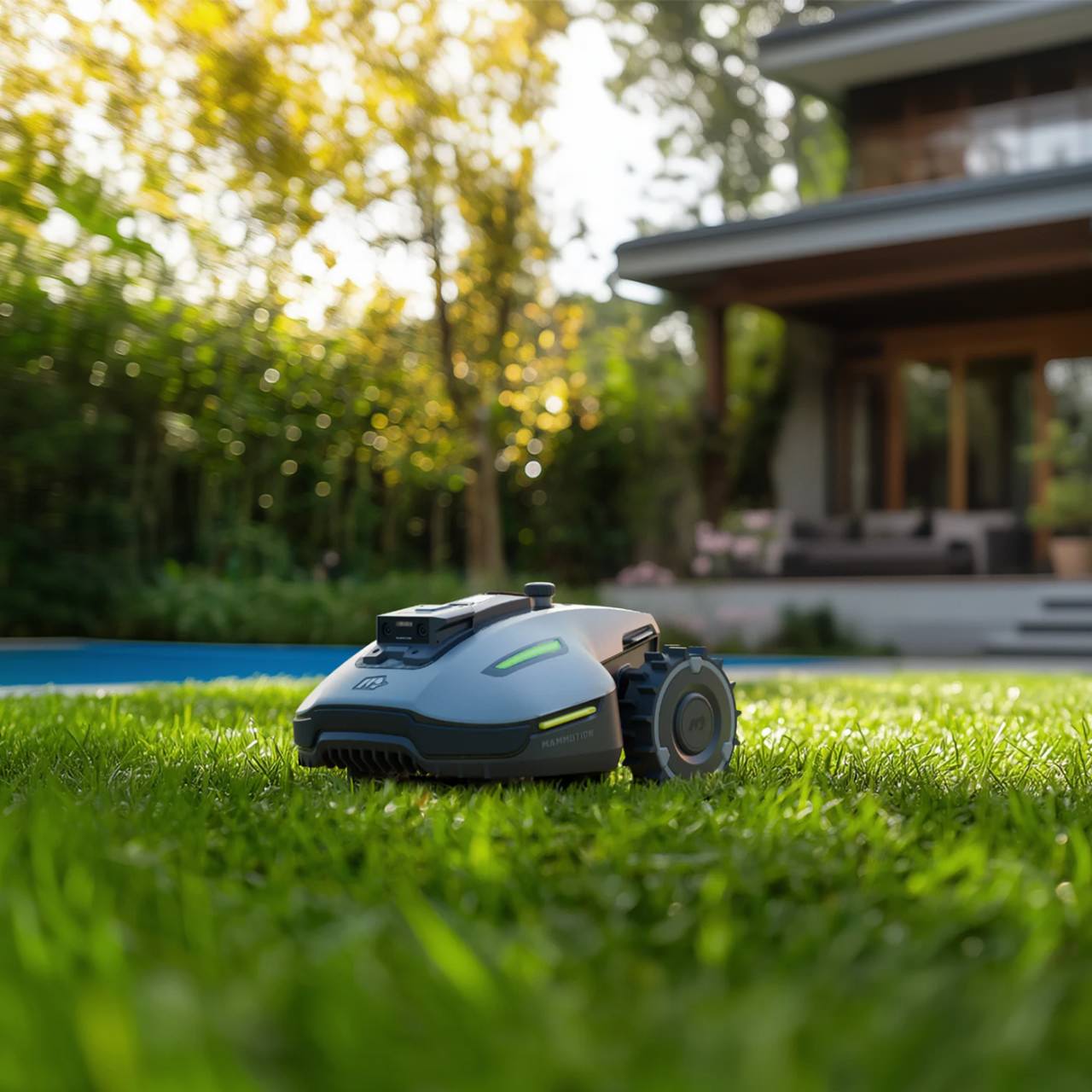 YUKA mini 800 - För 800m2 Gränskabelfri + Gratis Garage Robotgräsklippare