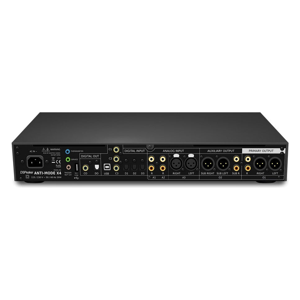DSPeaker Anti-mode X4 flaggskepps stereoförsteg Stereoförsteg Svart