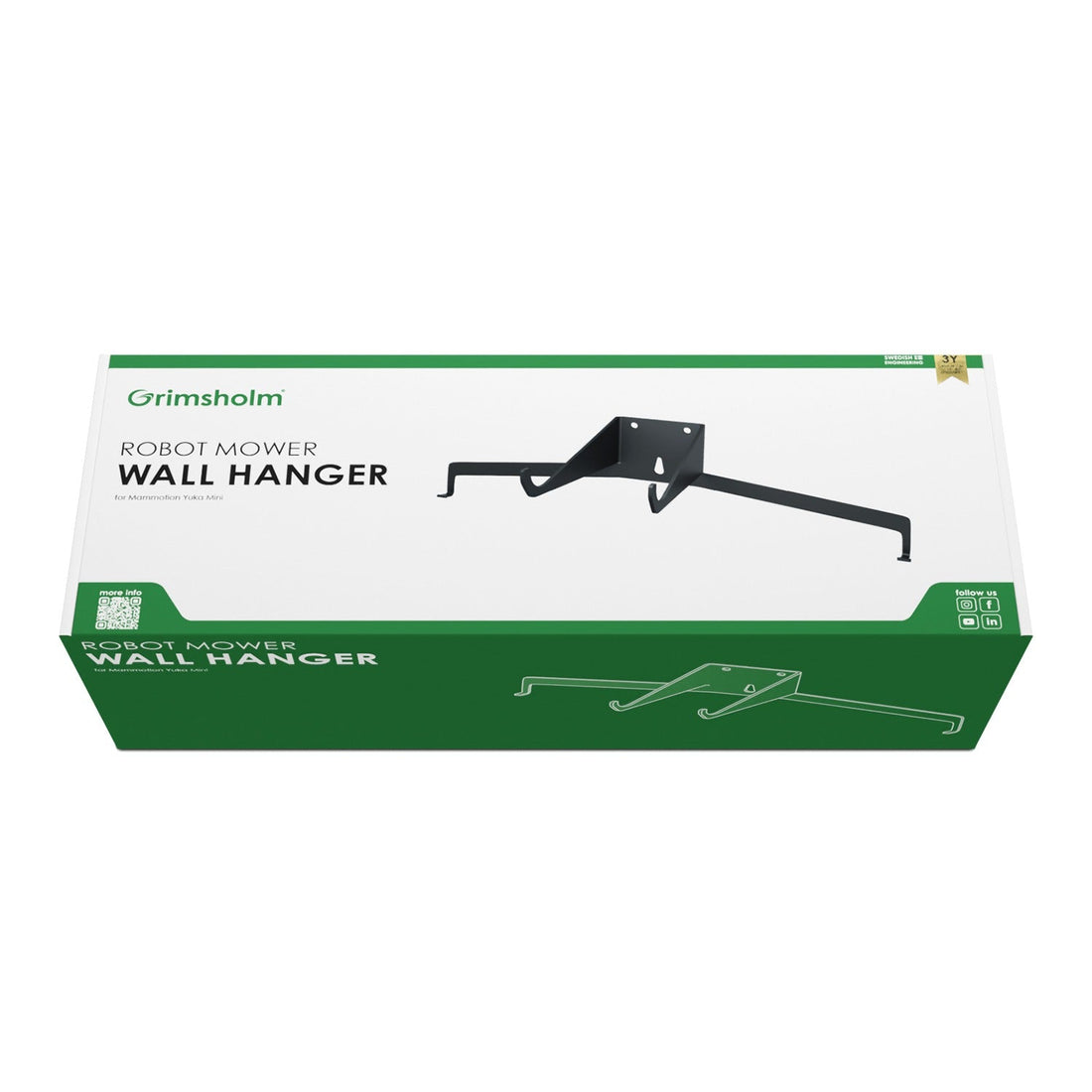 Vägghängare för Mammotion YUKA Mini - Vinterförvara din gräsklippare på väggen Tillbehör Robotgräsklippare