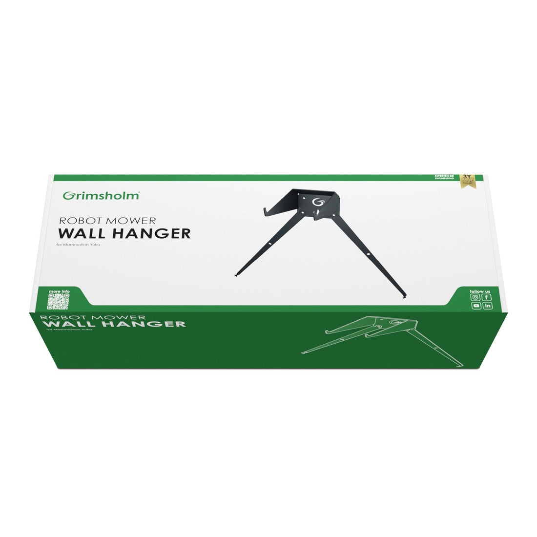 Vägghängare för Mammotion YUKA - Vinterförvara din gräsklippare på väggen Tillbehör Robotgräsklippare