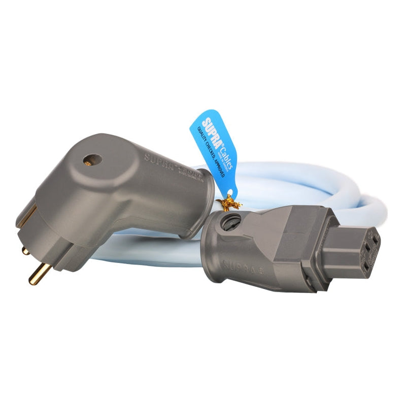Supra LoRad 2.5 MK II CS-EU/A CEE 7/7 (angled) - IEC C13 Strömkabel EU-standard