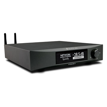 NuPrime Stream-9 - HiFi Musikstreamer, I2S, AES Nätverksspelare Svart