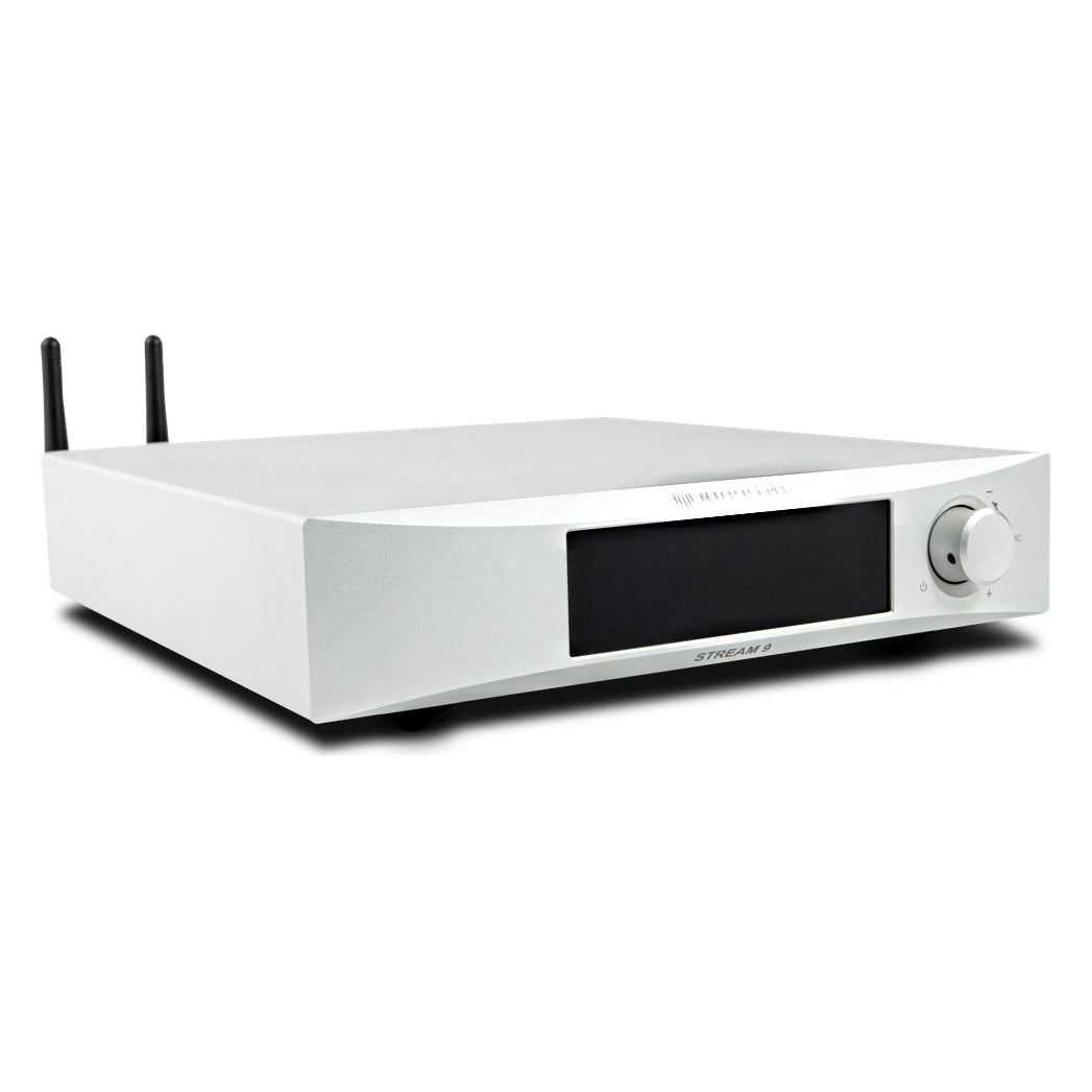 NuPrime Stream-9 - HiFi Musikstreamer, I2S, AES Nätverksspelare Silver