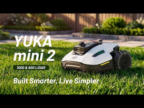 YUKA Mini 2 - 1000 (2026) - LiDAR Robotgräsklippare för 1000m² Robotgräsklippare
