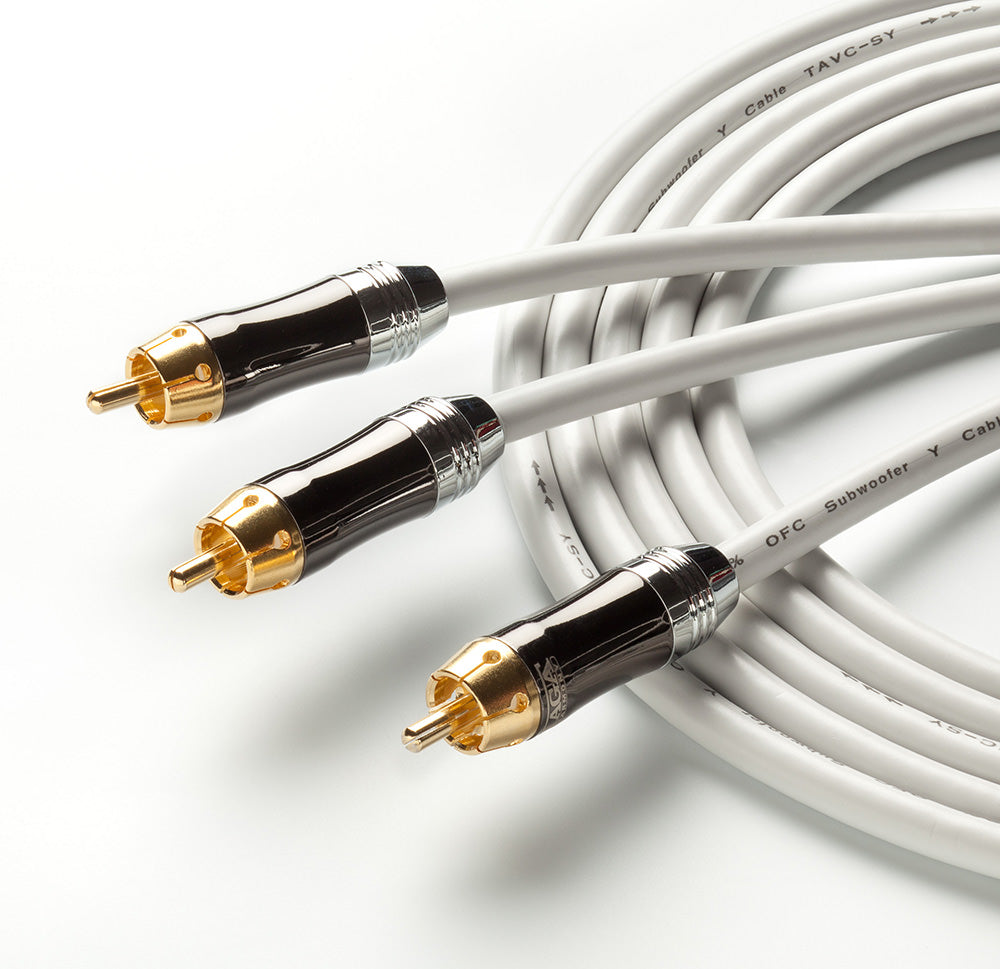 Taga TAVC-SY Subwoofer Y-kabel 5m Analog RCA-kabel